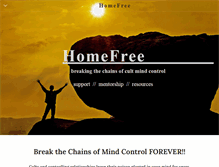 Tablet Screenshot of homefreeorg.com